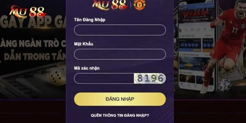 Điền đầy đủ thông tin đăng nhập cơ bản