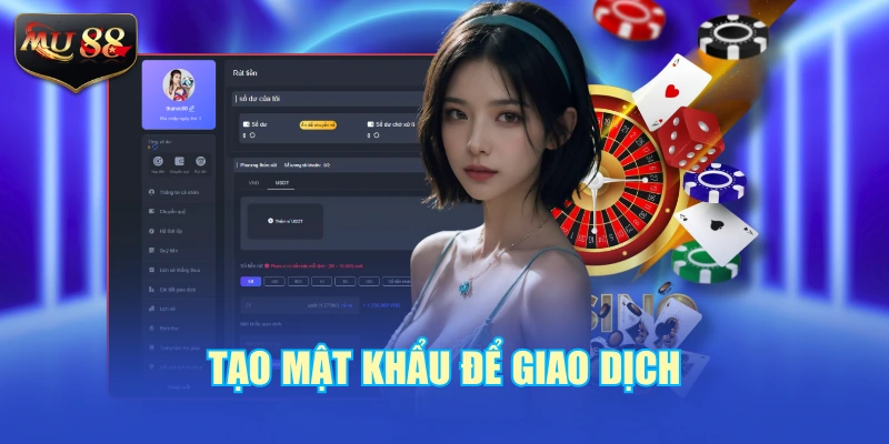 Tạo mật khẩu để giao dịch